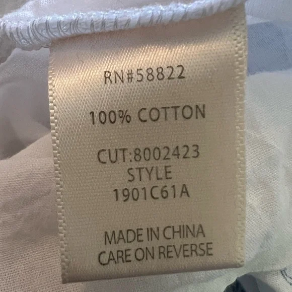 Max Studio White Maxi Dress with Light Blue Floral Print - Picture 8 of 8